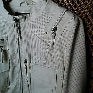 Off White textured  Members Only